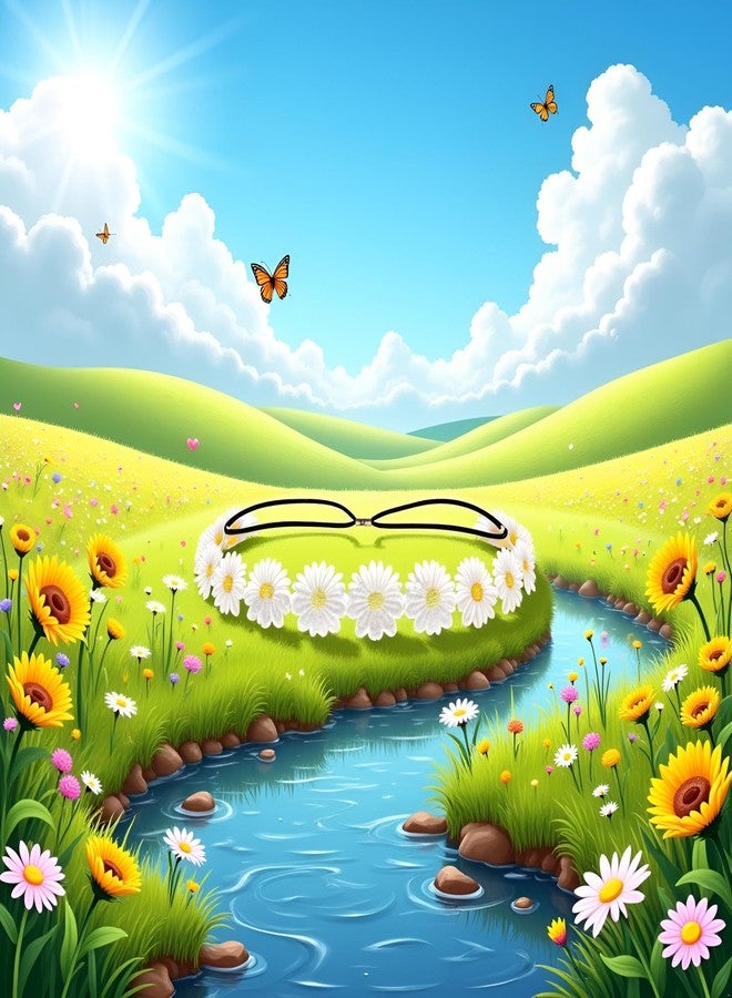 Bwexxt White Daisy Flower Headband Sunflower Hippies Crown Hair Wreath Bohemian Floral Headpiece for Spring Tourism Wedding Festivals Party and Celebration Women's Fashion Headbands Hair Accessories - Image 2